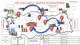 Milli mücadele harita değerlendirme
