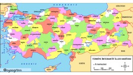 Türkiye siyasi harita büyük boy