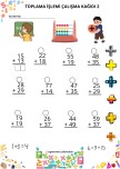 Toplama İşlemi Çalışma Kağıdı 2