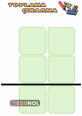 toplama çıkarma yaz sil