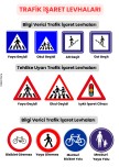 trafik işaretleri deftere yapıştırmak için görsel