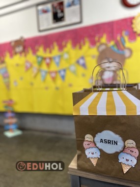 Karne hediyesi çanta süsleme