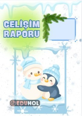 KIŞ TEMALI 1. VE 2. SINIF GELİŞİM RAPORU KAPAKLARI