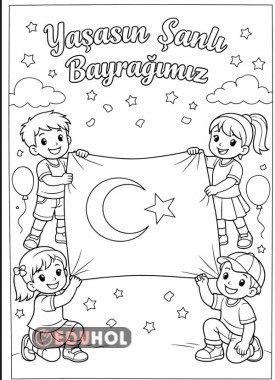 ÖĞRENCİLER VE BAYRAK SEVGİSİ 1. VE 2. SINIF