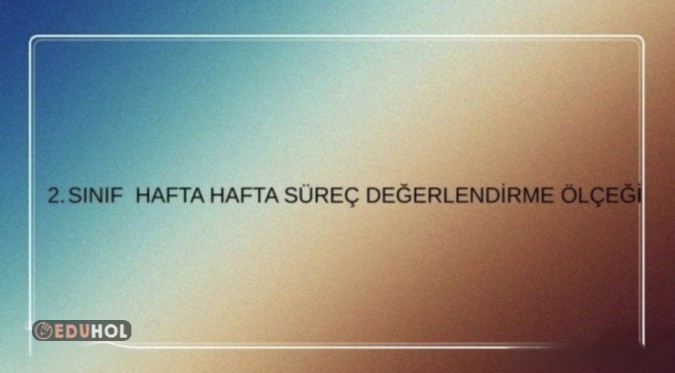 19 hafta matematik süreç değerlendirme ölçeği