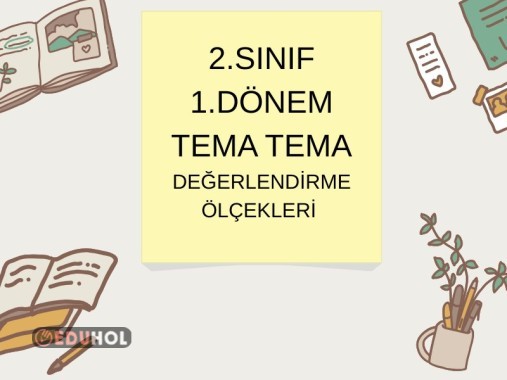 2025-2026 YILI 2/E SINIFI TÜRKÇE DERSİ 1.DÖNEM 2. TEMA SÜREÇ ODAKLI DEĞERLENDİRME ÖLÇEĞİ