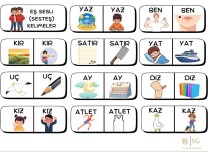 eş sesli sesteş kelimeler anahtarlık