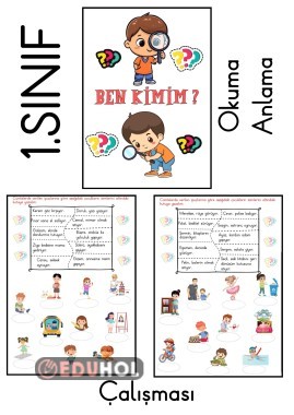 1. Sınıf Cümle Okuma-Anlama Çalışması “Ben Kimim?”