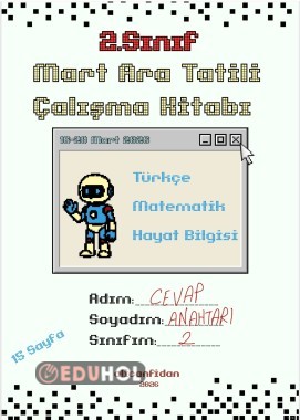 2. Sınıf Mart Ara Tatil Cevap Kitapçığı
