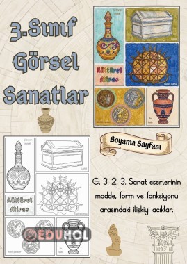 3. Sınıf Görsel Sanatlar G.3.2.3. Kazanım Etkinliği