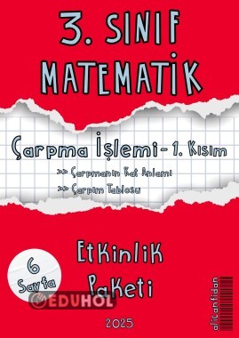 3. SINIF MATEMATİK “ÇARPMA İŞLEMİ-1. Kısım” Etkinlik Paketi
