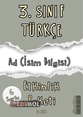 3. SINIF TÜRKÇE  “Ad (İsim) Bilgisi”  Etkinlik Paketi