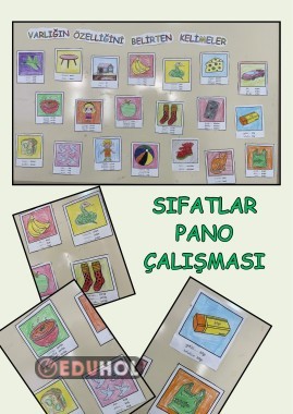3. Sınıf Türkçe Sıfatlar (Ön Adlar) Pano Çalışması