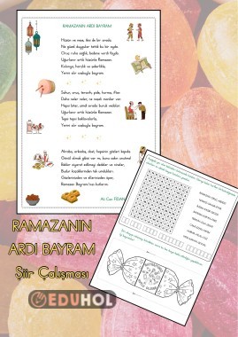 “Ramazanın Ardı Bayram” Şiir Çalışması