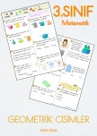 3. Sınıf Matematik “Geometrik Cisimler” Testi