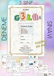 3. SINIF TÜM DERSLER DENEME SINAVI (G3LÜ-1)