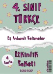 4. Sınıf Türkçe Eş Anlamlı Kelimeler Fasikül (4 sf)
