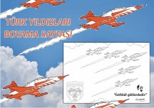 “TÜRK YILDIZLARI” Boyama Sayfası