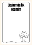Okulumda ilk resmim