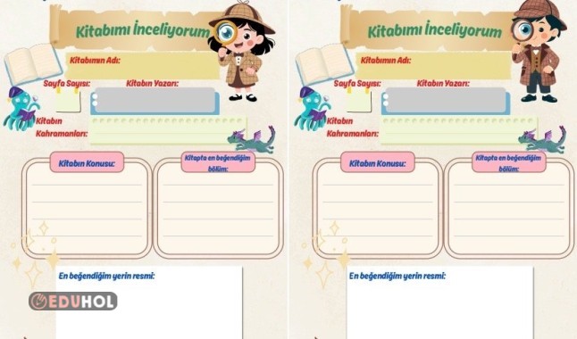 Kitap inceleme - hikaye haritası - öykü haritası