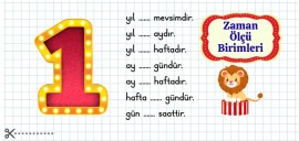 Zaman Ölçü Birimleri Defter Notu