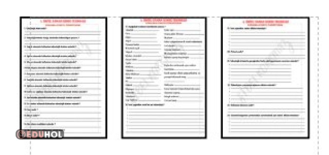 4. ÜNİTE ZAMAN İÇİNDE TEKNOLOJİ CEVAPSIZ SORULARLA KONUYU PEKİŞTİRİYORUM