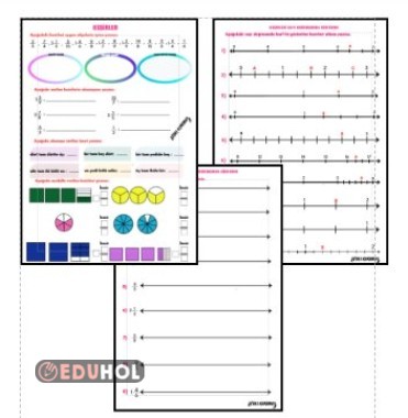 BASİT , BİLEŞİK VE TAM SAYILI KESİRLERİ OKUMA - MODELLE VE SAYI DOĞRUSUNDA GÖSTERME
