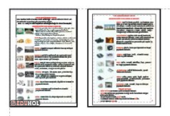 FEN BİLİMLERİ - YER KABUĞUNUN YAPISI - MADENLERİN KULLANIM ALANLARI DEFTER ÖZETİ