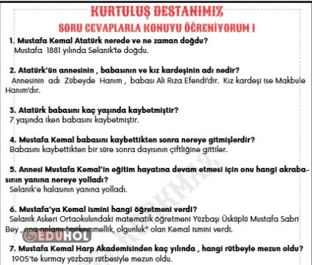 KURTULUŞ DESTANIMIZ- ATATÜRK - TRABLUSGARP SAVAŞI - 1. DÜNYA SAVAŞI