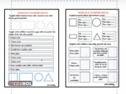 NESNELER VE GEOMETRİK ŞEKİLLER ETKİNLİĞİ 2
