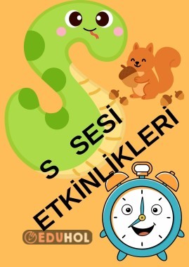 S SESİ HECE - KELİME DİKTESİ-GÖRSEL CÜMLE EŞLEŞTİRMESİ