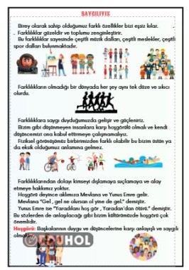 SOSYAL BİLGİLER - SAYGILIYIZ DEFTER ÖZETİ
