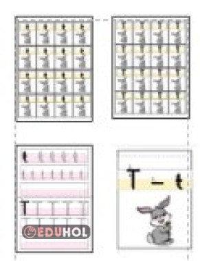 T SESİ DEFTER ETİKETİ - PANO - ŞEFFAF DOSYA İLE ÇALIŞMA KAĞIDI