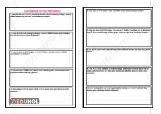 ZAMAN ÖLÇME İLE İLGİLİ PROBLEMLER 1