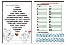 C VE Ş SESİ HIZLI OKUMA METNİ - 20 'YE KADAR SAYILARIN OKUNUŞUNU YAZMA