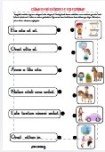 O SESİ - CÜMLELERLE GÖRSELLERİ EŞLEŞTİRME ETKİNLİĞİ