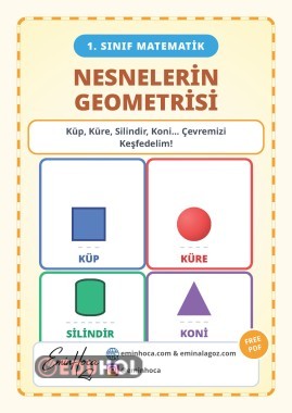 1. SINIF MATEMATİK NESNELERİN GEOMETRİSİ VE GEOMETRİK CİSİMLER KONU ANLATIMI VE ETKİNLİKLERİ PDF