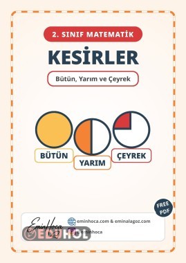 2.SINIF MATEMATİK BÜTÜN YARIM ÇEYREK KONU ANLATIMI VE ÇALIŞMA KAĞIDI PDF İNDİR