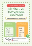 3.SINIF HAYAT BİLGİSİ SAĞLIKLI BESLENME VE BESİNLERİMİZ KONU ANLATIMI VE ÇALIŞMA KAĞIDI PDF İNDİR