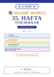4. Sınıf 35. Hafta Tüm Dersler Etkinlik Kitapçığı PDF İndir + Cevap Anahtarı eminhoca.com'da