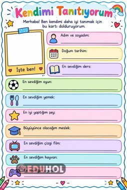 kendini tanıtma kartı tam boy