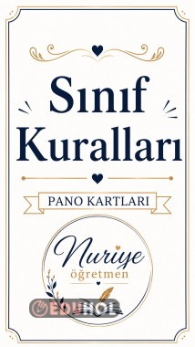 Sınıf Kuralları Pano Kartları