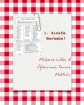 1.sınıf malzeme listesi ve öğrenci tanıma mektubu