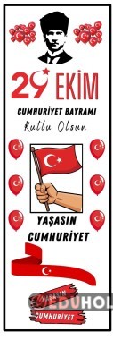 29 EKİM KİTAP AYRACI