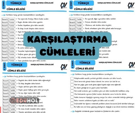KARŞILAŞTIRMA CÜMLELERİ
