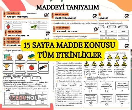MADDEYİ TANIYALIM