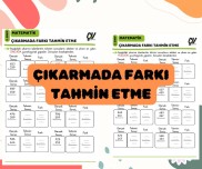 ÇIKARMADA FARKI TAHMİN ETME