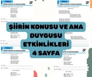 ŞİİRİN KONUSU VE ANA DUYGUSU