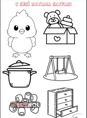 C SESİ BOYAMA SAYFASI