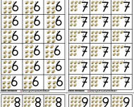 6-9 ARASI RAKAMLAR DEFTER ETİKETİ